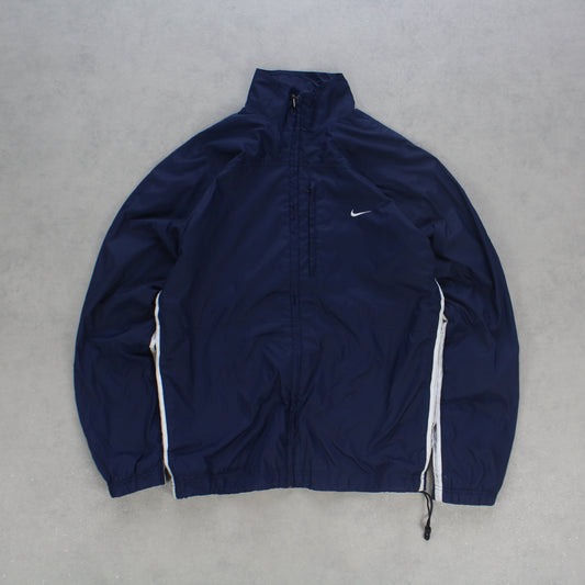 RARE 2000s Nike Track Jacket Navy - (S)