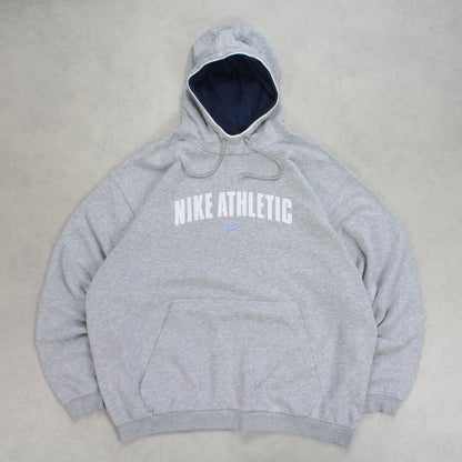 RARE Vintage 00s Nike Hoodie Grey - (XL)