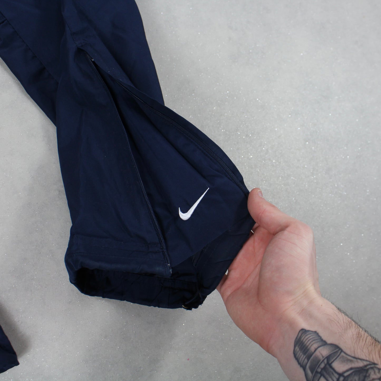 SUPER RARE 00s Nike Trackpants Navy - (S)