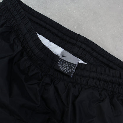 SUPER RARE 00s Nike Trackpants Black - (XS)