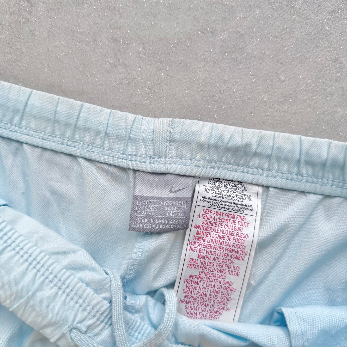 SUPER RARE 2000s Nike Trackpants Blue - (L)