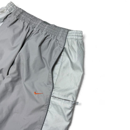 RARE 2000s Nike Trackpants Grey - (L)
