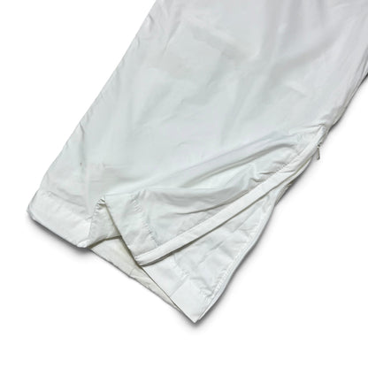 SUPER RARE 2000s Nike Trackpants White - (M)