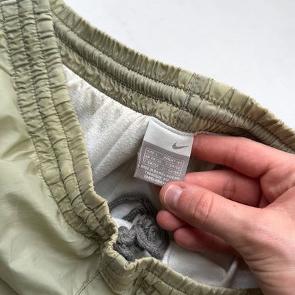 RARE 2000s Nike Trackpants Beige - (L)