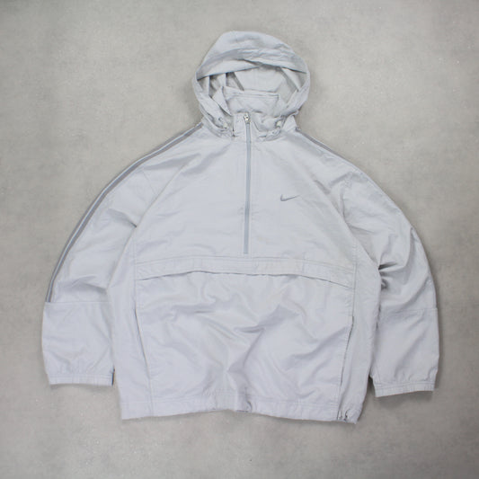 RARE 2000s Nike Pullover Jacket Grey - (L)