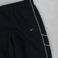 RARE 00s Baggy Nike Trackpants Black - (XL)