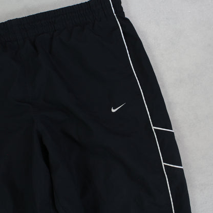 RARE 2000s Baggy Nike Trackpants Black - (L)
