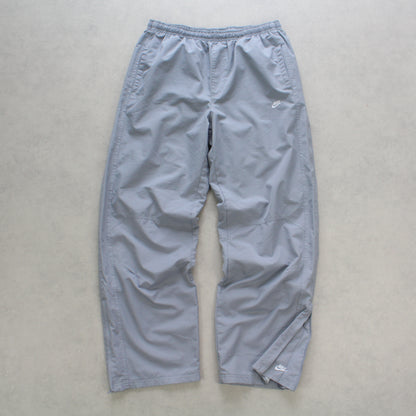 SUPER RARE 00s Nike Trackpants Grey - (L)