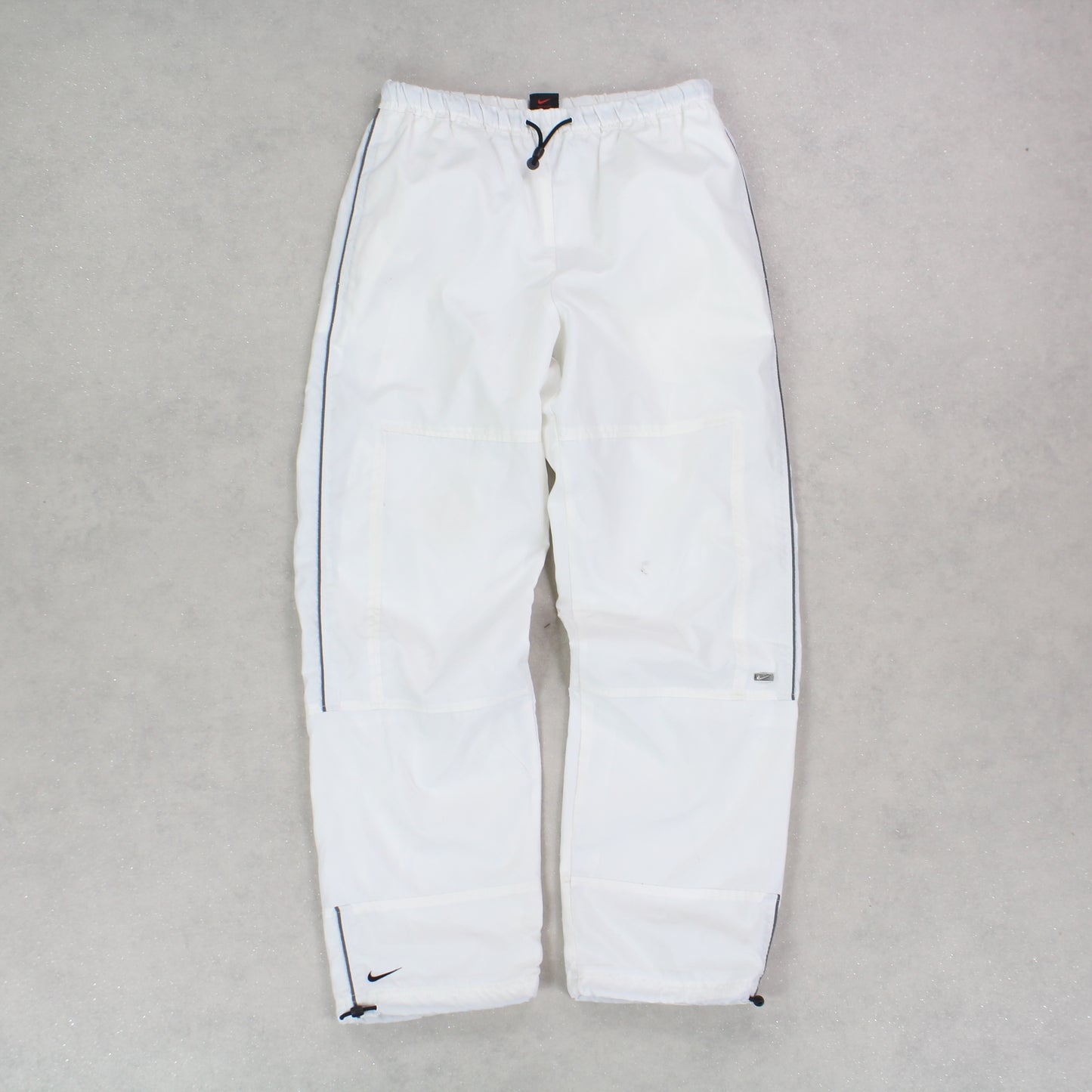 RARE 90s Nike Trackpants White - (S)