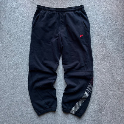 RARE 2000s Nike Airmax Joggers Black - (L)