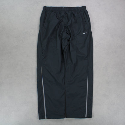 RARE 00s Nike Baggy Trackpants Grey - (L)