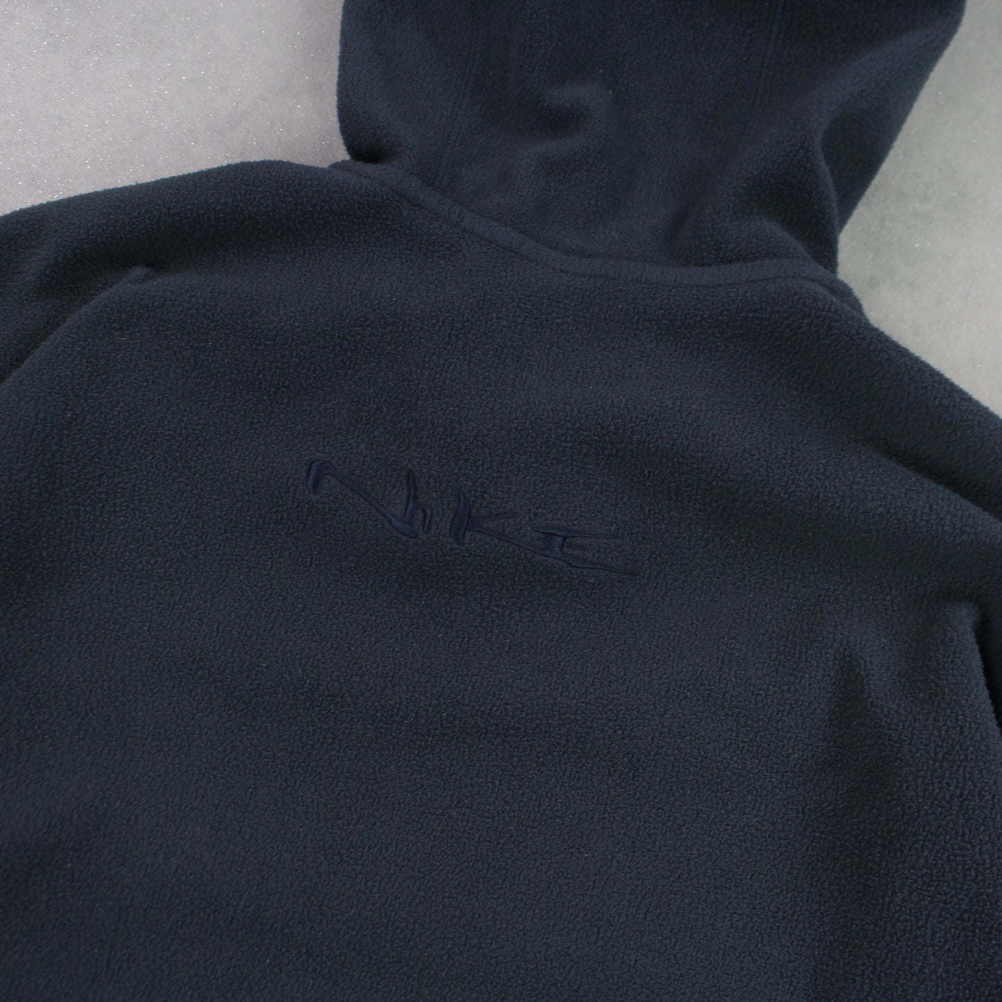 RARE 00s Nike 1/4 Fleece Grey - (M)