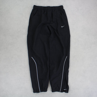 RARE 00s Nike Trackpants Black - (S)