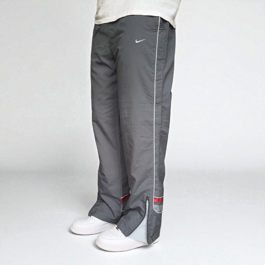 RARE 2000s Nike Trackpants Grey - (L)