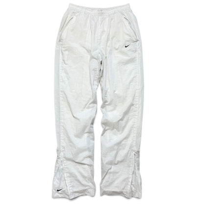SUPER RARE 2000s Nike Trackpants White - (S) | PREMIUM