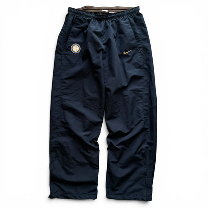 SUPER RARE 2000s Baggy Nike Milan Trackpants Navy - (L)