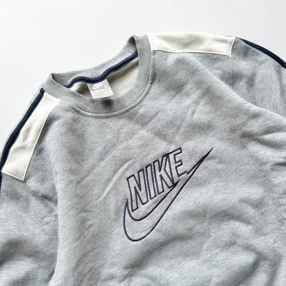 RARE 2000s Nike Sweatshirt Grey - (S)