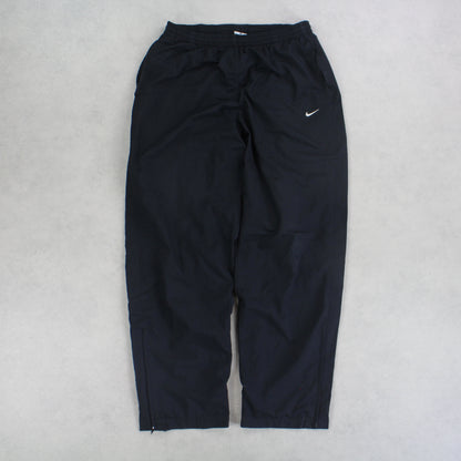 RARE 00s Nike Trackpants Black - (L)