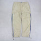 RARE Vintage 00s Baggy Nike Trackpants Cream - (XL)