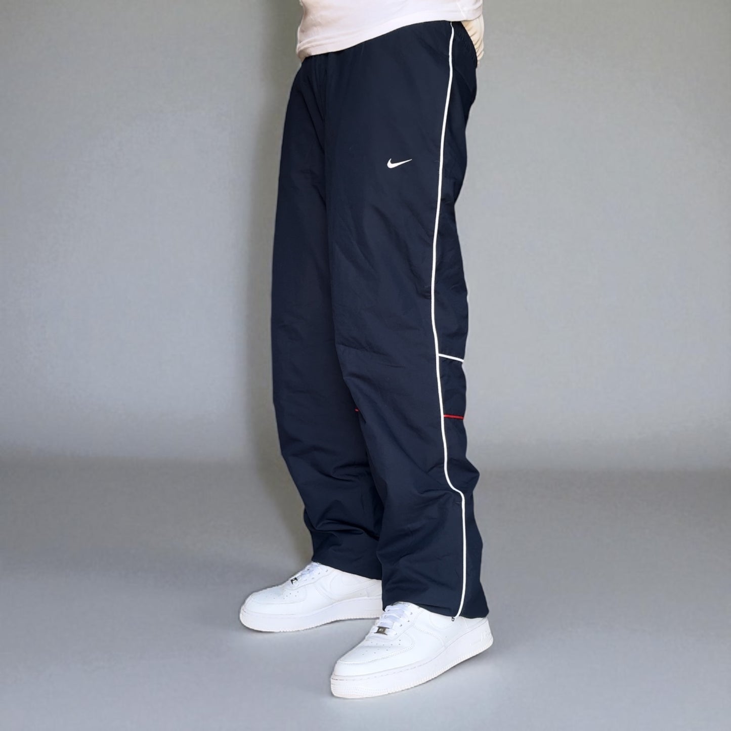 RARE 00s Nike Trackpants Navy - (L)