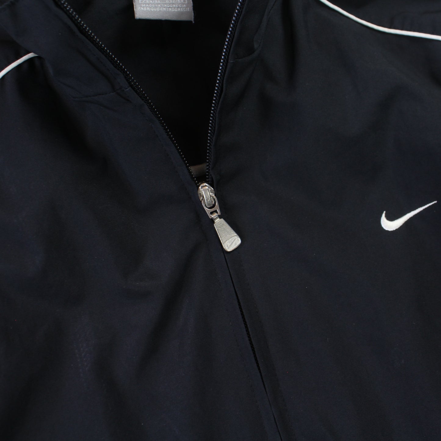 RARE 00s Nike Track Jacket Black - (L)