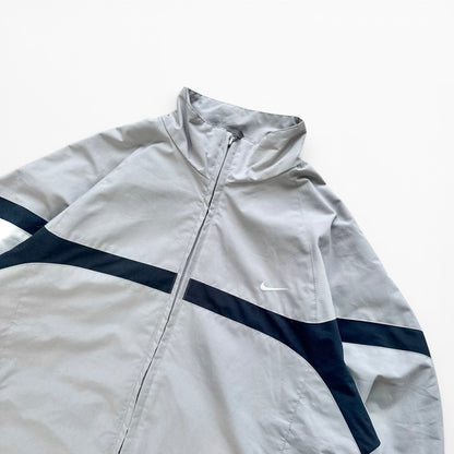 RARE 2000s Nike Track Jacket Grey - (S)