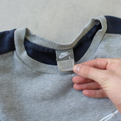 RARE 2000s Nike Sweatshirt Grey - (M)