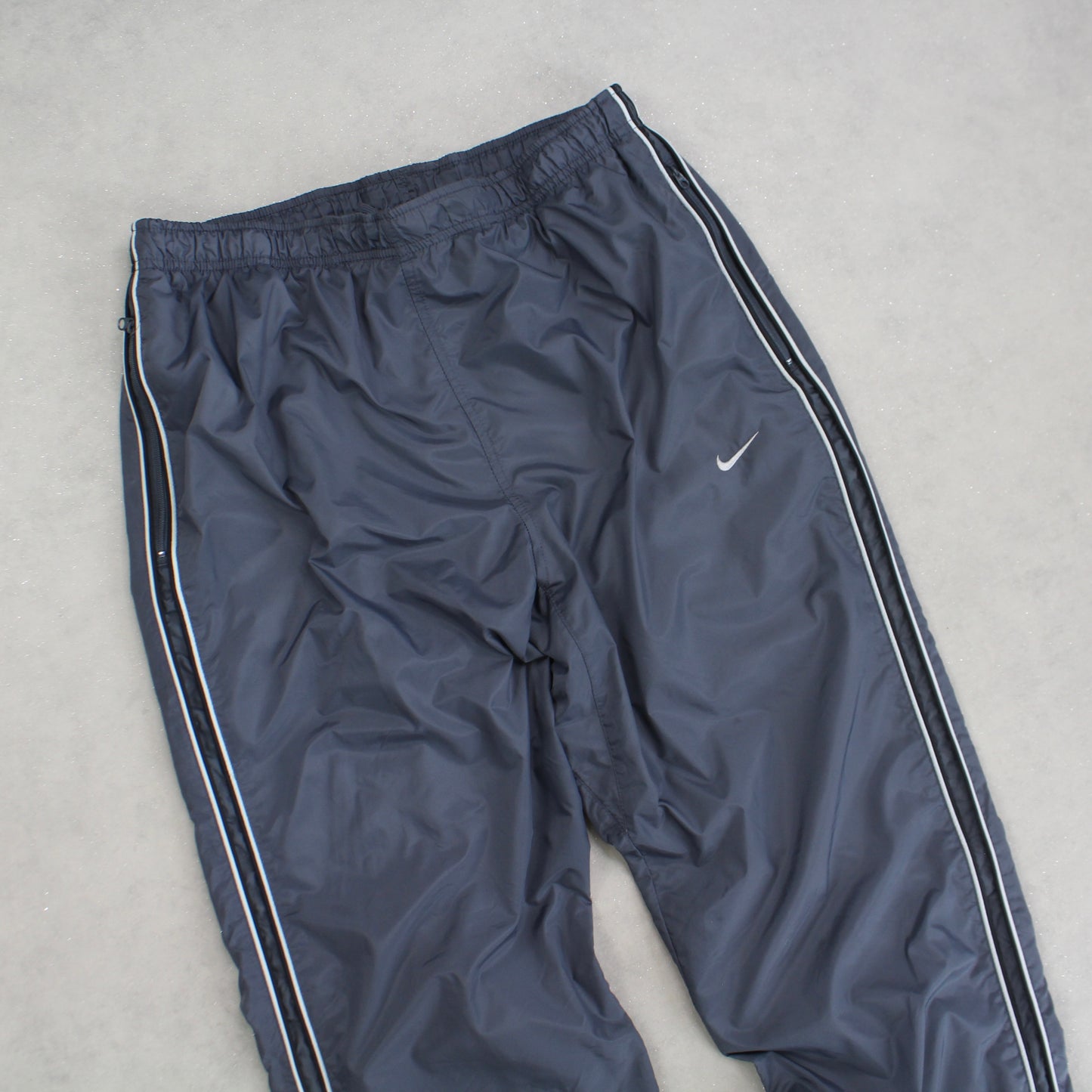 SUPER RARE 00s Nike Trackpants Grey - (S)