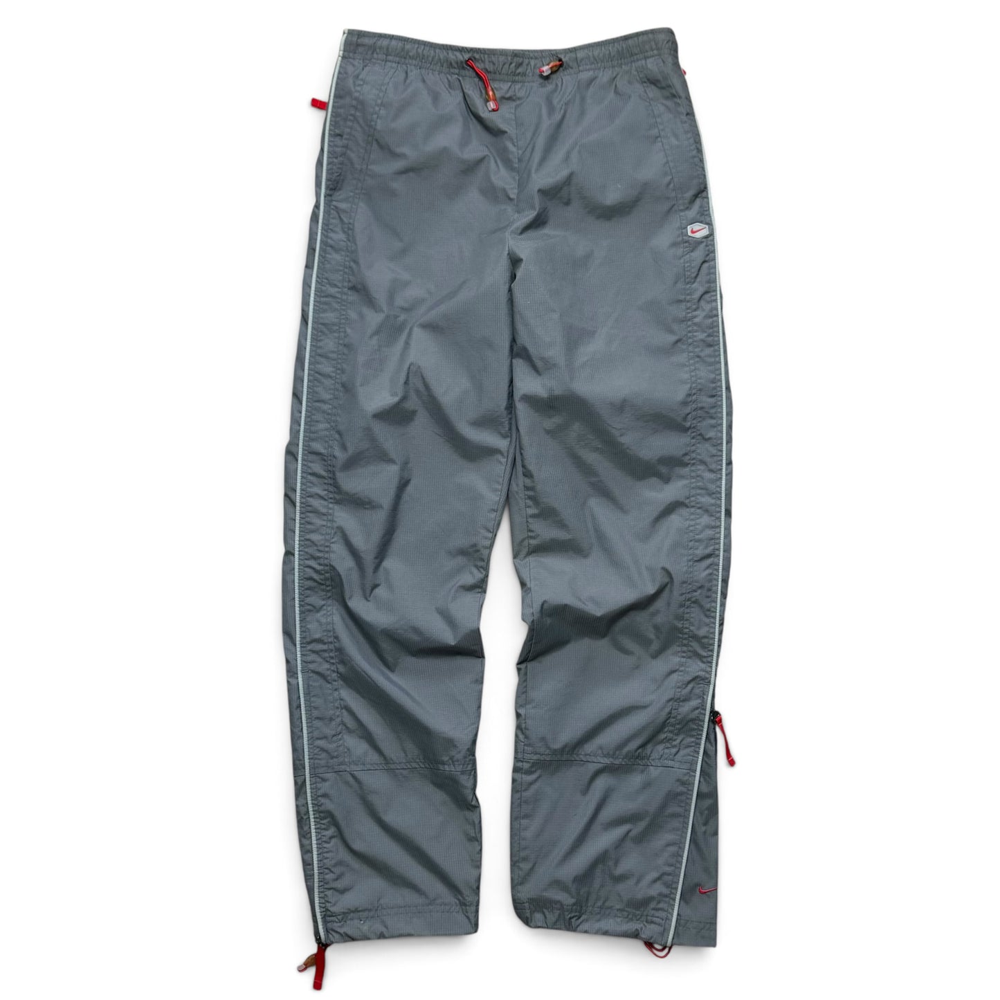 SUPER RARE 2000s Nike Hex Trackpants Grey - (S) | PREMIUM