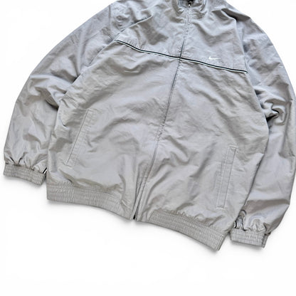RARE 2000s Nike Track Jacket Grey - (L)