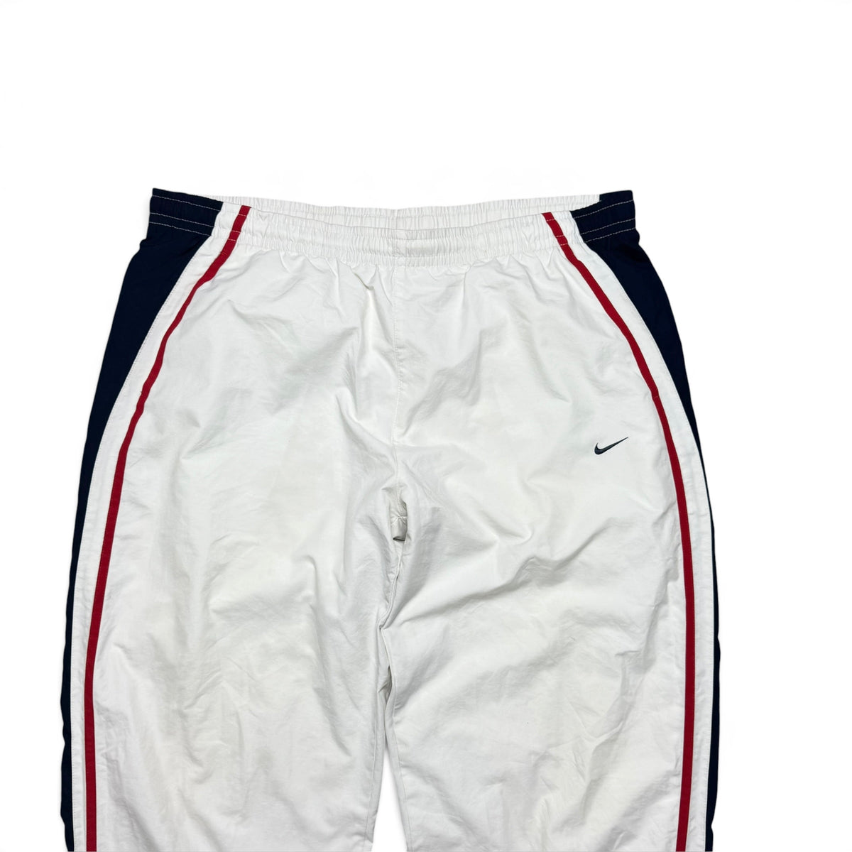 RARE 2000s Nike Trackpants White - (XL)