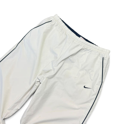RARE 2000s Nike Trackpants Cream - (S)
