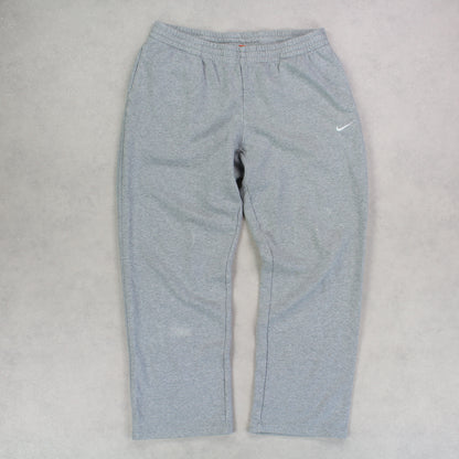 RARE 00s Nike Baggy Joggers Grey - (XL)