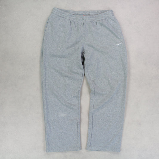 RARE 00s Nike Baggy Joggers Grey - (XL)