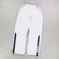 SUPER RARE 00s Nike Athletic Trackpants White - (L)