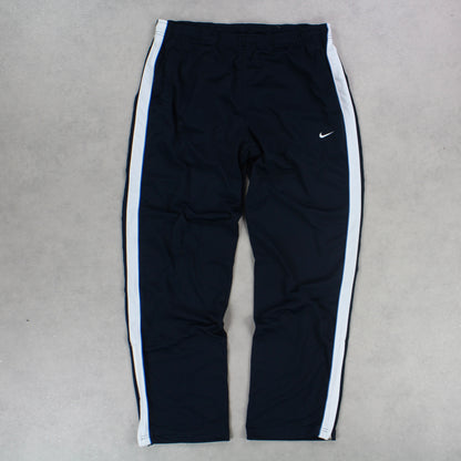 RARE 00s Baggy Nike Trackpants Navy - (L)