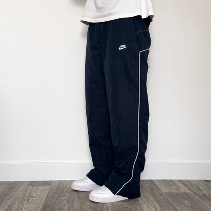 RARE 2000s Nike Trackpants Navy - (L)