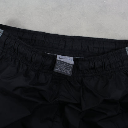 RARE 00s Nike Trackpants Black - (XS)