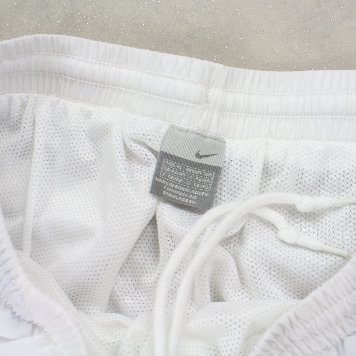 SUPER RARE 2000s Baggy Nike Trackpants White - (L)
