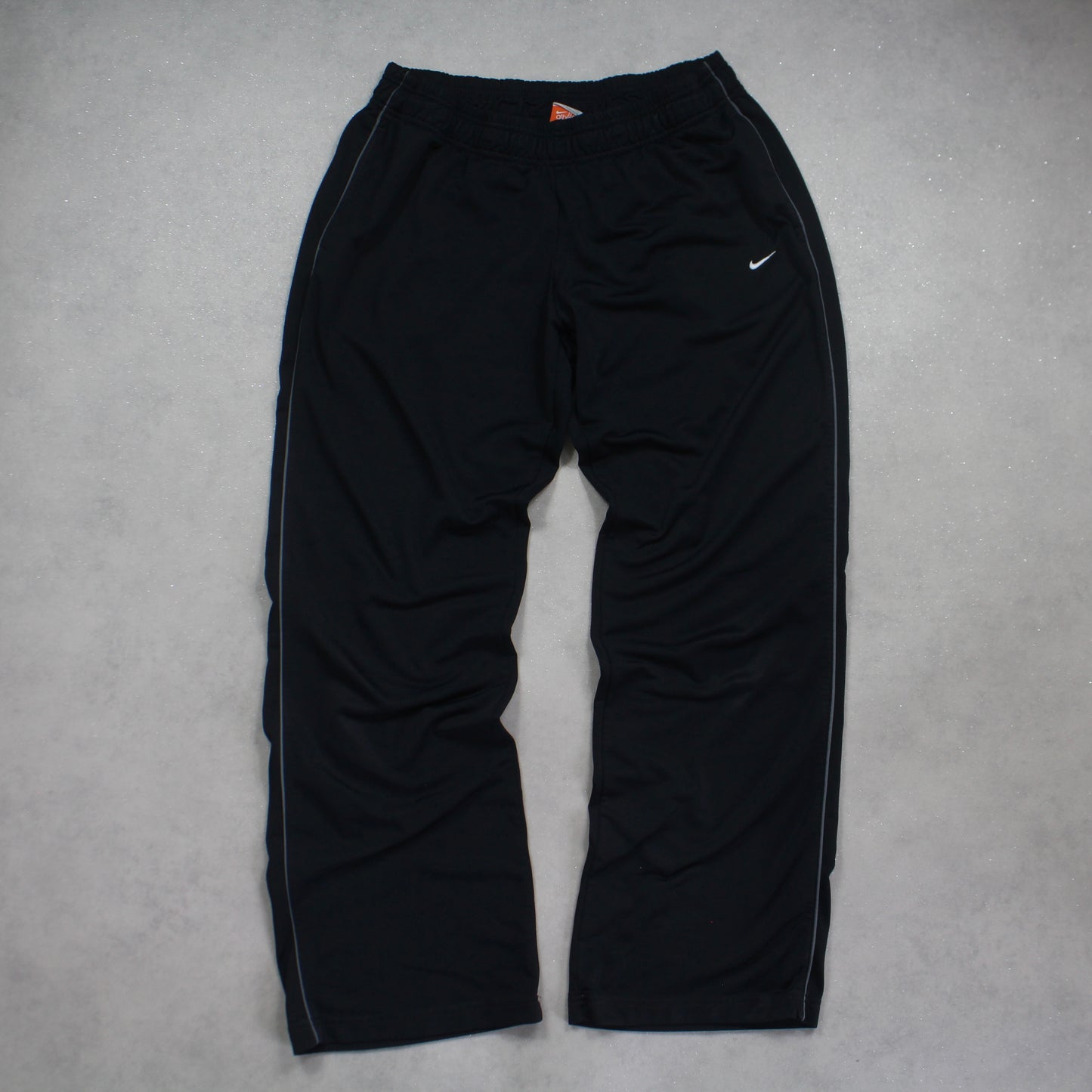 RARE 2000s Baggy Nike Trackpants Black - (M)