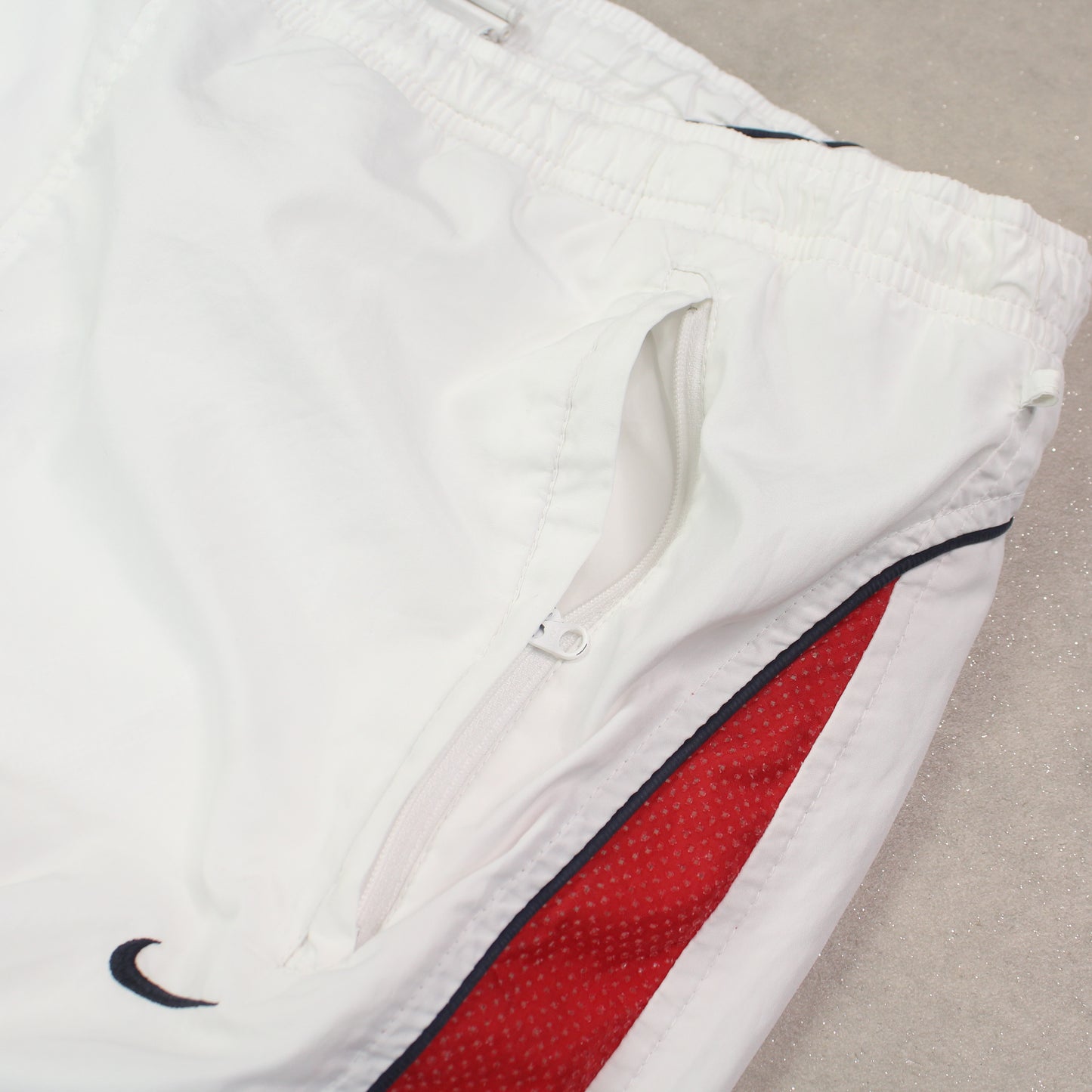 SUPER RARE 00s Nike Trackpants White - (XL)