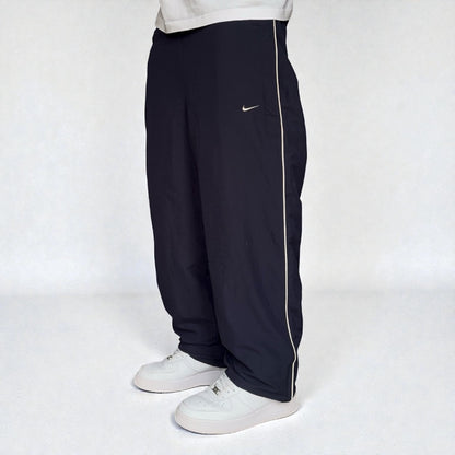 RARE 1990s Nike Trackpants Navy - (L)