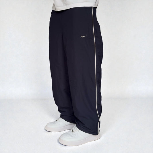RARE 1990s Nike Trackpants Navy - (L)