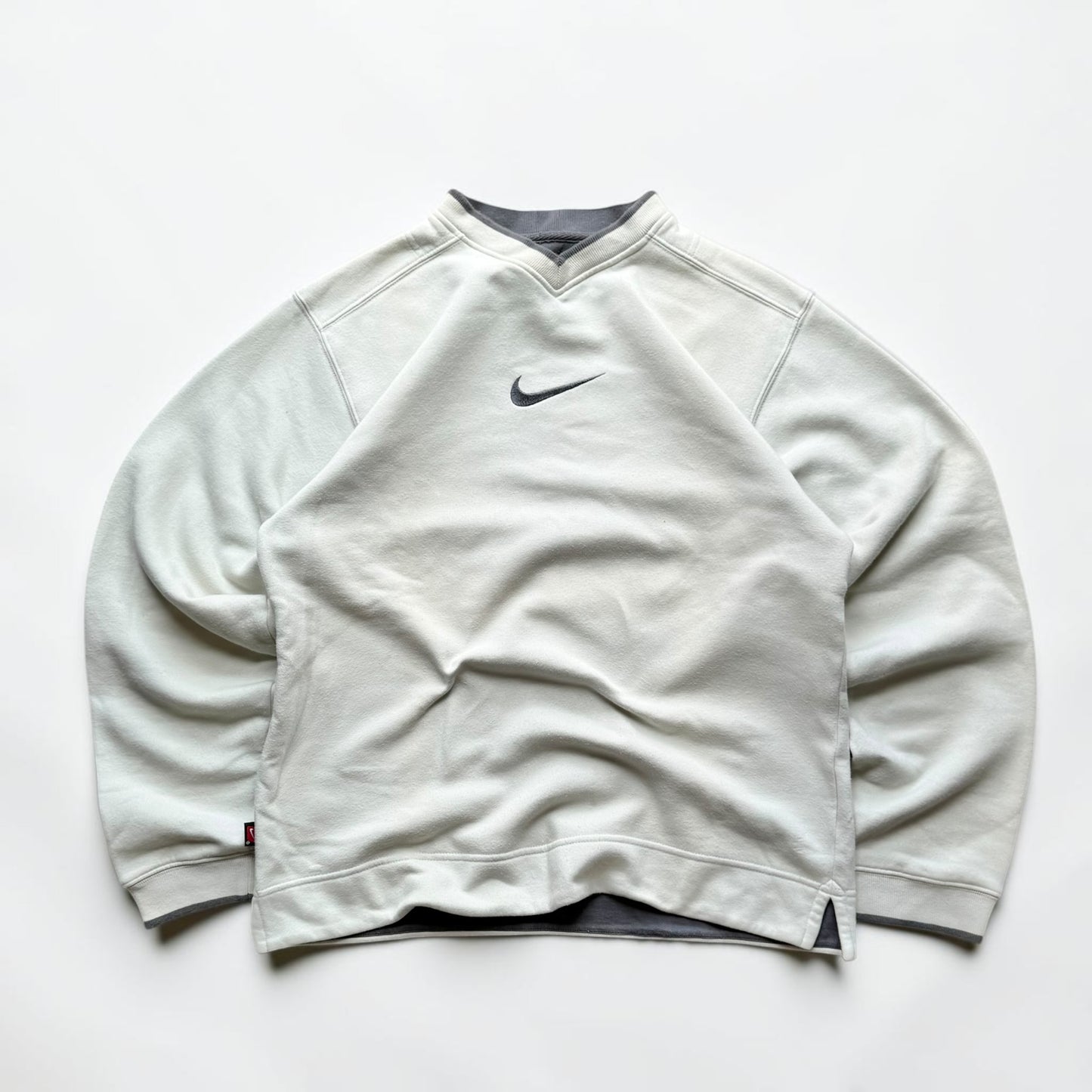 RARE 2000s Nike Sweatshirt Cream - (M)