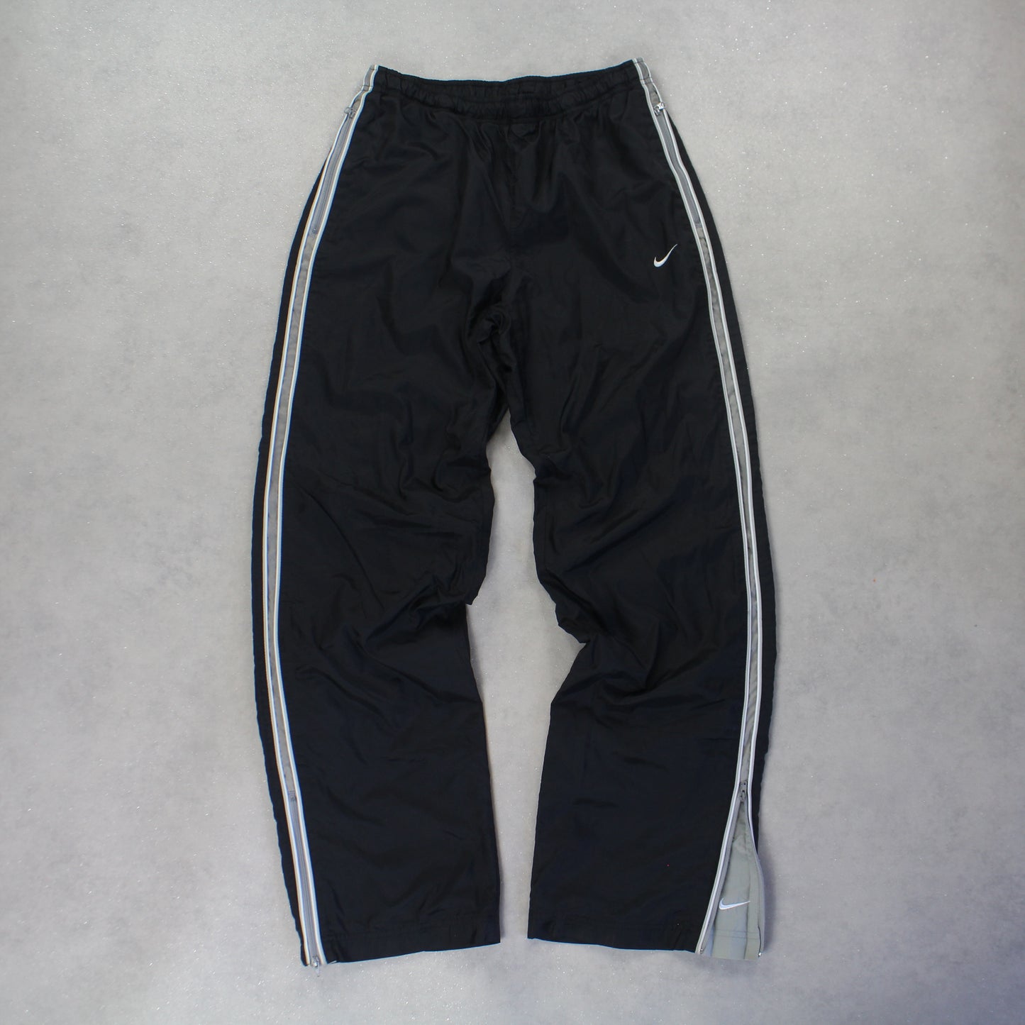 SUPER RARE 2000s Nike Trackpants Black - (S)