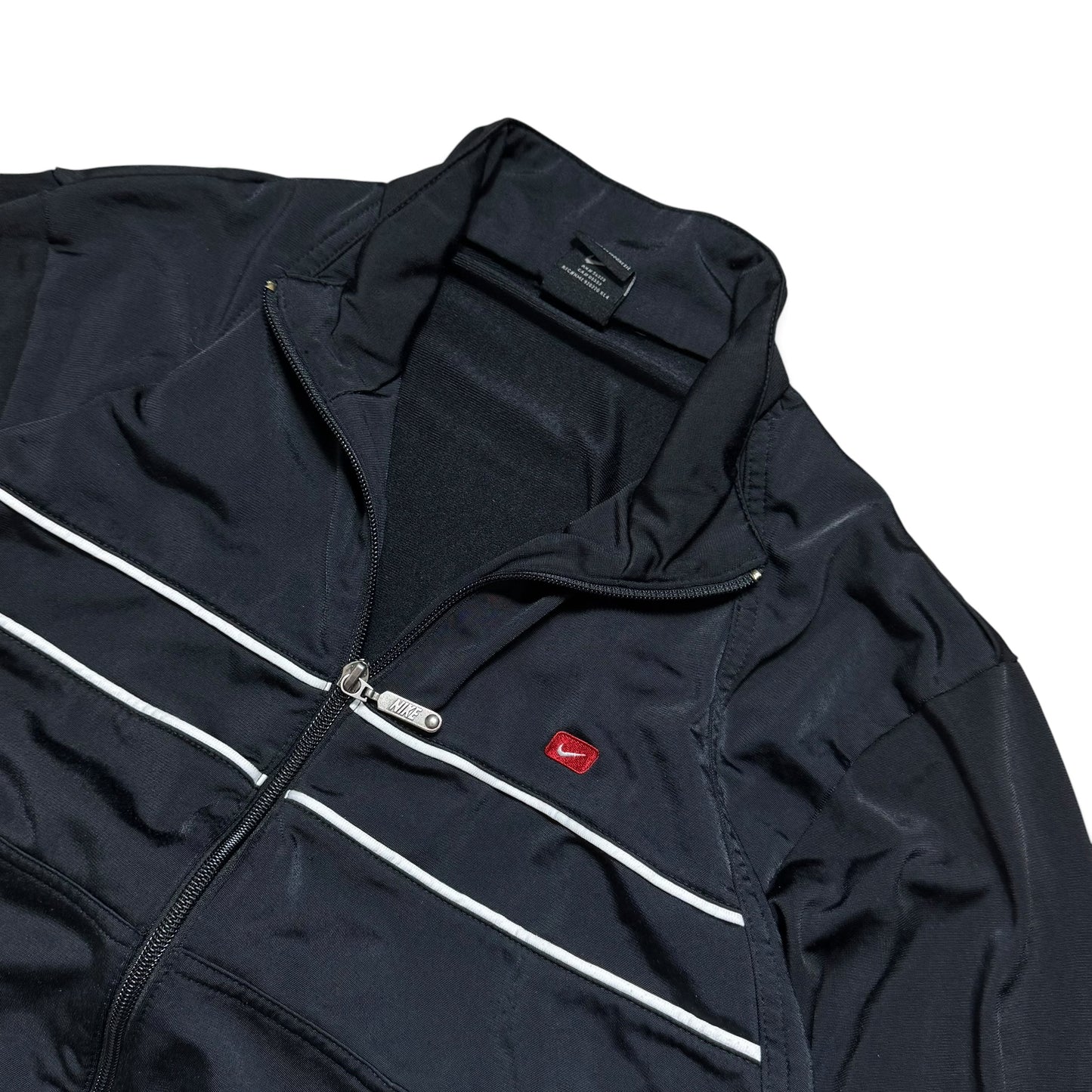 RARE 2000s Nike Track Jacket Black - (S)