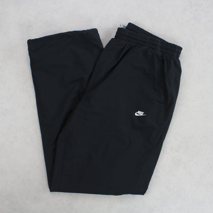 RARE Vintage 00s Nike Trackpants Black - (L)