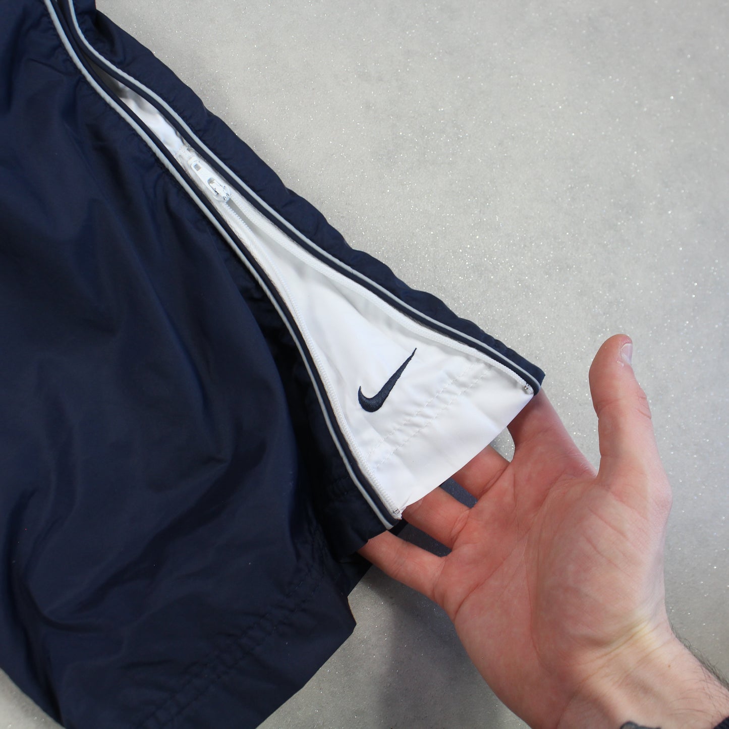 SUPER RARE 00s Nike Trackpants Navy - (XS)