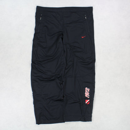 RARE Vintage 00s Nike Trackpants Black - (XL)