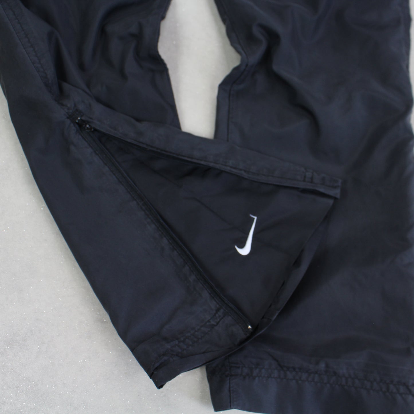RARE 00s Nike Trackpants Black - (XS)